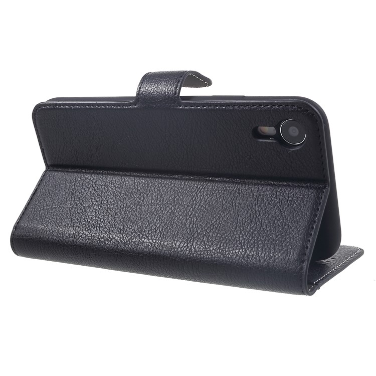 KAIYUE Premium PU Leather Wallet Cell Phone Case for iPhone XR 6.1 inch - Black-5