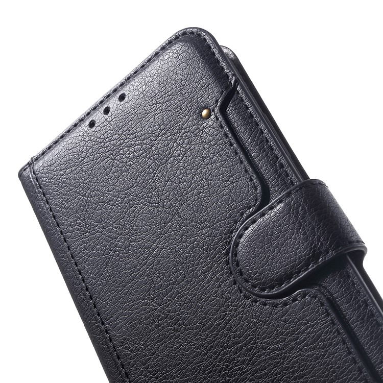 KAIYUE Premium PU Leather Wallet Cell Phone Case for iPhone XR 6.1 inch - Black-8