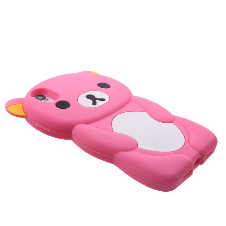 Cute 3D Rilakkuma Silicone Cell Phone Case for iPhone XR 6.1 inch - Pink-4