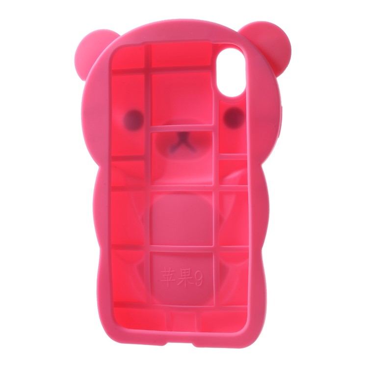 Cute 3D Rilakkuma Silicone Cell Phone Case for iPhone XR 6.1 inch - Pink-7