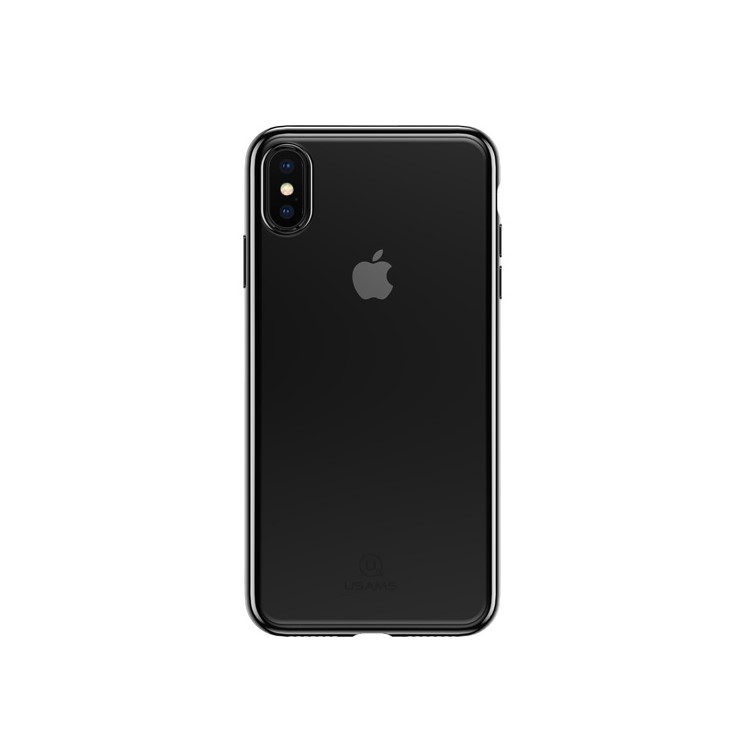 USAMS Kingdom Series Electroplated Soft TPU Case for iPhone Xs 5.8 inch - Black-2