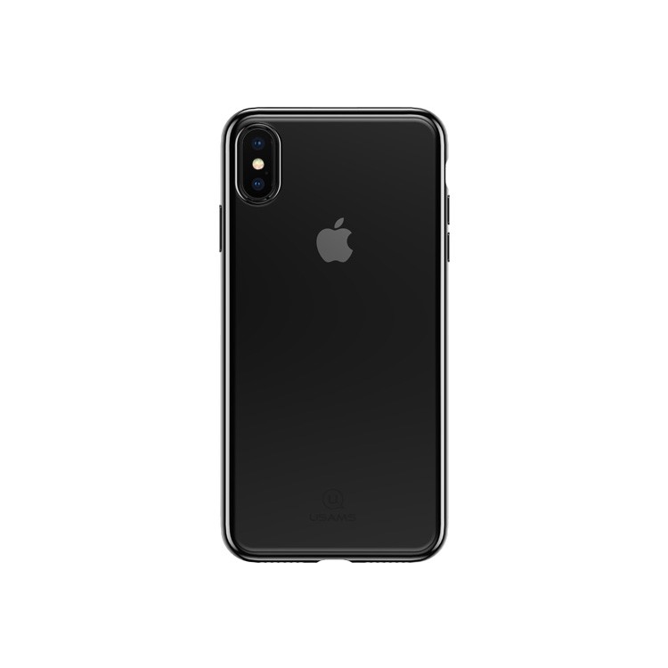 USAMS Kingdom Series Electroplated Soft TPU Case for iPhone XS Max 6.5 inch - Black-2