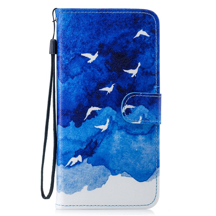 

Модель Печать Кошелек Подставка Кожа Флип Магнитная Крышка Чехол Для Iphone XS Макс 6.5 Дюймов - Птицы, iPhone XS Max
