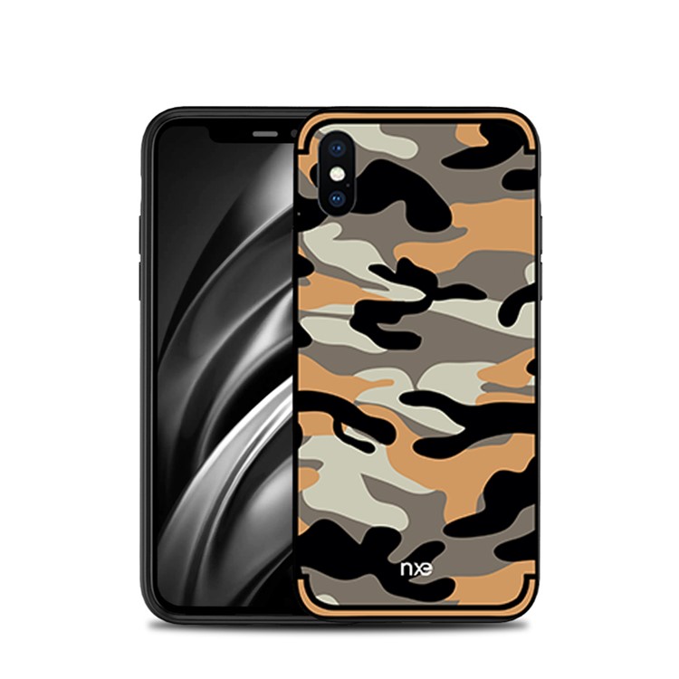 

Камуфляжная Модель NXE PC + TPU Для Мобильного Телефона Для Iphone XS Max 6.5 Inch - Оранжевый, iPhone XS Max 6.5 inch