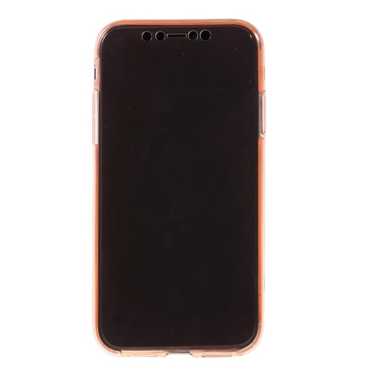 2-in-1 Touchable All-wrapped Soft TPU Case for iPhone XR 6.1 inch - Rose Gold-2