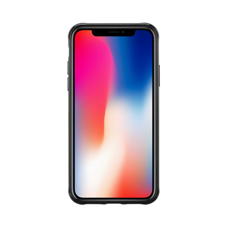MOMAX Mirror Case for iPhone XS 5.8 inch Tempered Glass Back + TPU Hybrid Shell-3
