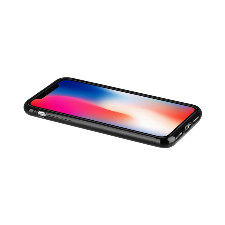 MOMAX Mirror Case for iPhone XS 5.8 inch Tempered Glass Back + TPU Hybrid Shell-7