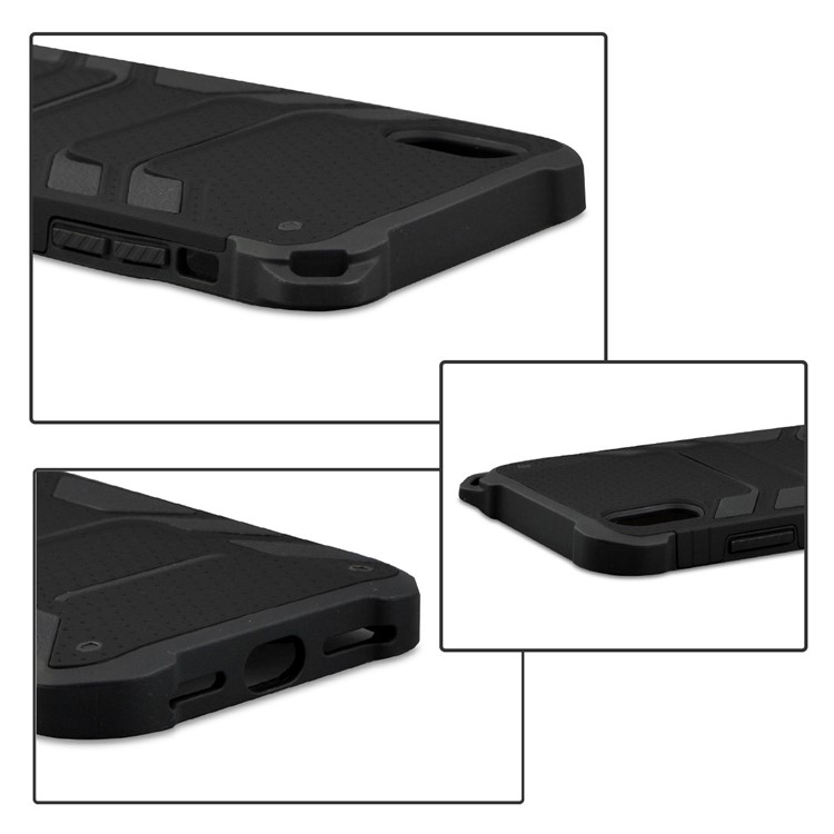 ANGIBABE Spider Series TPU+PC Shockproof Hybrid Phone Casing for iPhone Xs 5.8 inch - Black-3