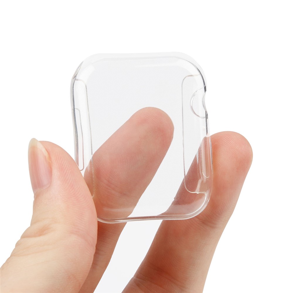 Protetor de Caixa TPU Transparente Suave Custos Precisos Para a Série Apple Watch 4 40mm