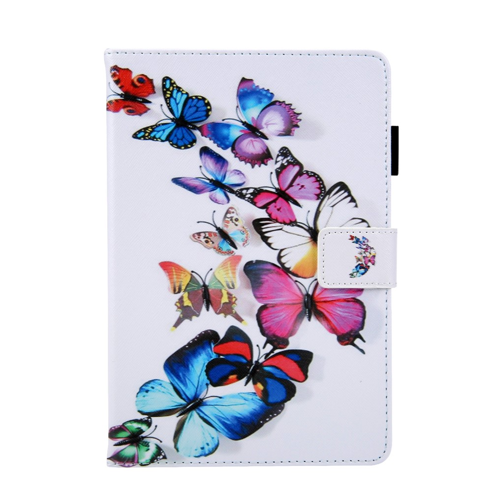 Patrón De Impresión De La Cubierta De La Cubierta De La Cubierta De La Cubierta Del Stand Para IPad 9.7 (2018) /9.7 (2017) / Air 2 / Air - Mariposa Colorida-2
