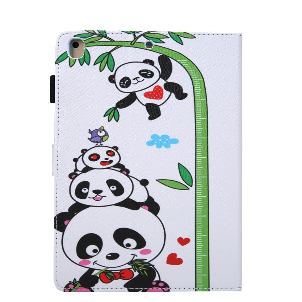 Модель Печать Кошелек Подставка Кожа Флип Чехол Для Ipad 9,7 (2018) / 9,7 (2017) / Воздух 2 / Воздух - Панда На Бамбуке-5