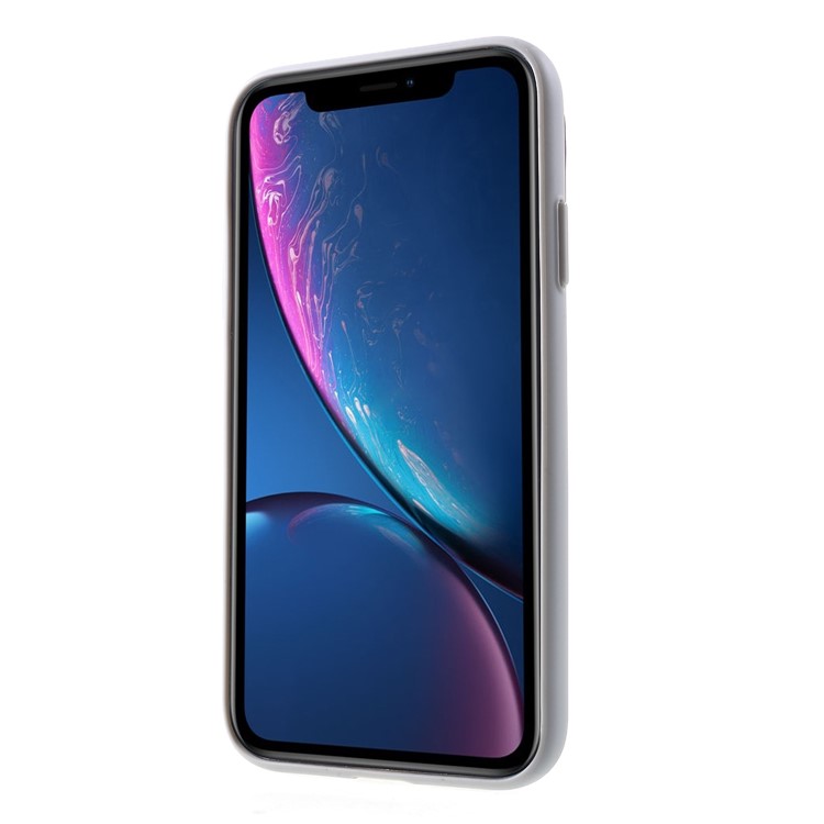 MERCURY GOOSPERY Sky Series Card Holder Slide PC TPU Hybrid Mobile Casing for iPhone XR 6.1 inch - Green-2