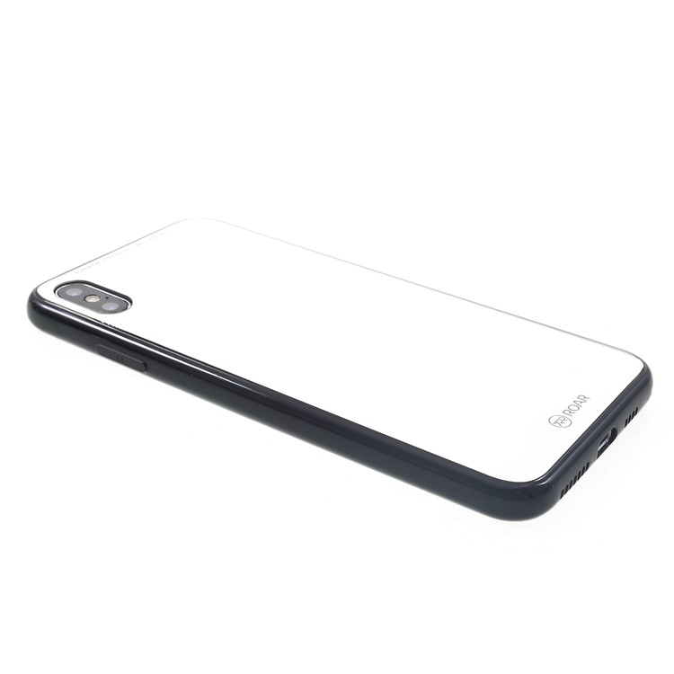 ROAR KOREA Mirror Surface Tempered Glass Back + TPU Hybrid Cover Case for iPhone XS Max 6.5 inch-3
