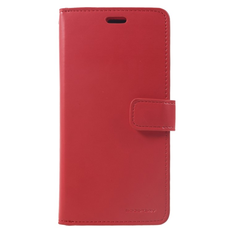 MERCURY GOOSPERY Mansoor Wallet Diary Leather Case for iPhone XR 6.1 inch - Red-3