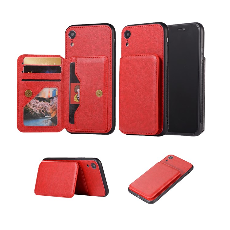 coque iphone xr bois rouge