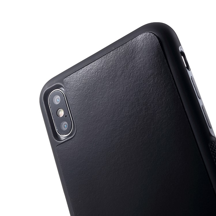 Magic Stick to Mirror Whiteboard Anti-Gravity Case for iPhone XS Max 6.5 inch - Black-4