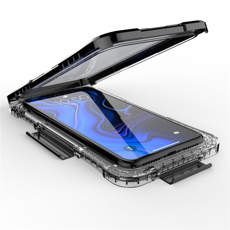10m Underwater Waterproof Case for iPhone XR 6.1 inch Dirt/Dust/Snow Proof Case - Black-3