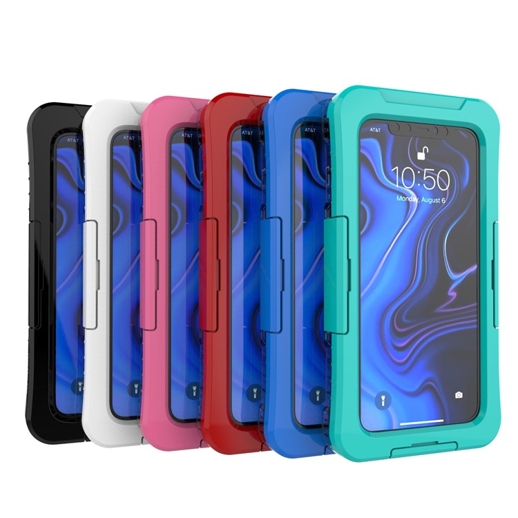 10m Underwater Waterproof Case for iPhone XR 6.1 inch Dirt/Dust/Snow Proof Case - Black-4