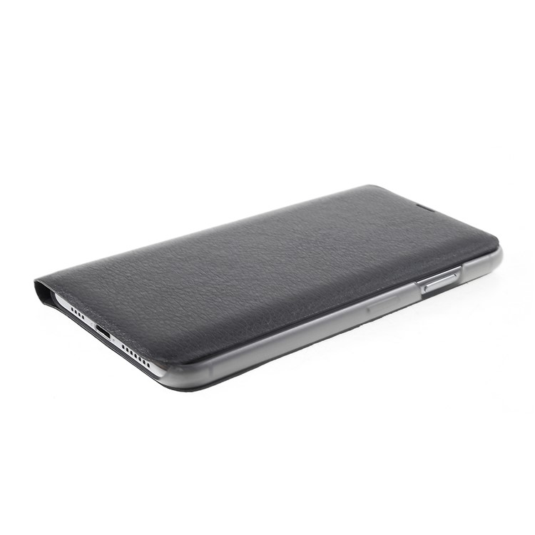 Mobile Case for iPhone XS Max 6.5 inch Card Holder Flip Leather Case - Black-4