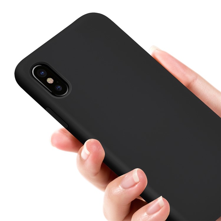 HOCO Pure Series Rubberized PC + Silicone Hybrid Case for iPhone XS 5.8 inch - Black-4