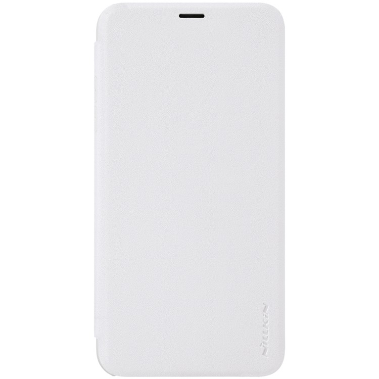 

NILLKIN Sparkle Series Flip PU Leather Cell Phone Cover for iPhone XS Max 6.5 inch - White, iPhone XS Max 6.5 inch