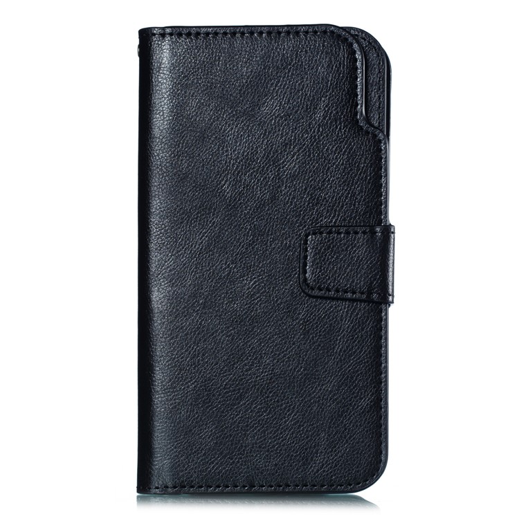 9 Card Slots Crazy Horse Leather Wallet Case for iPhone XS Max 6.5 inch - Black-7