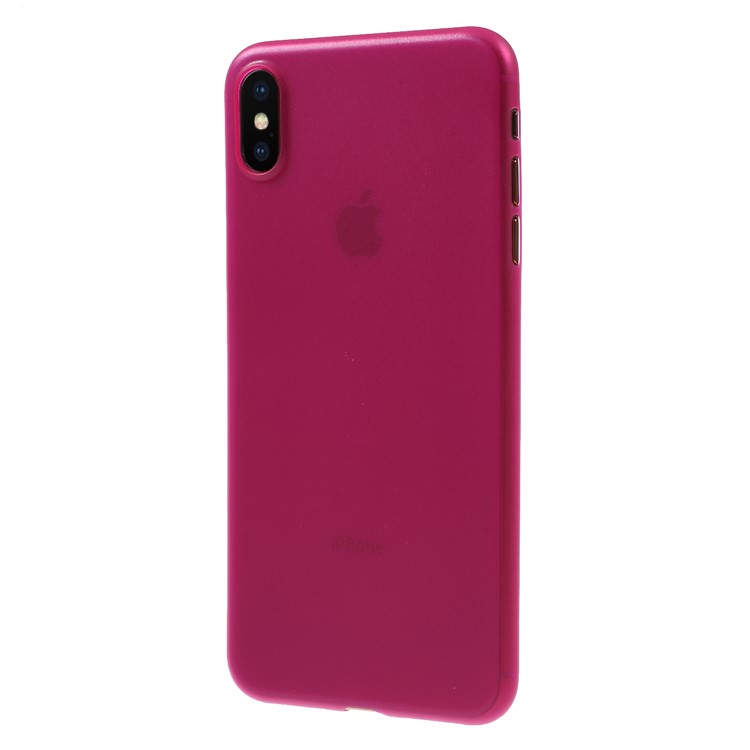 Ultra-thin Matte Hard Protection Case for iPhone XS Max 6.5 inch - Rose-3