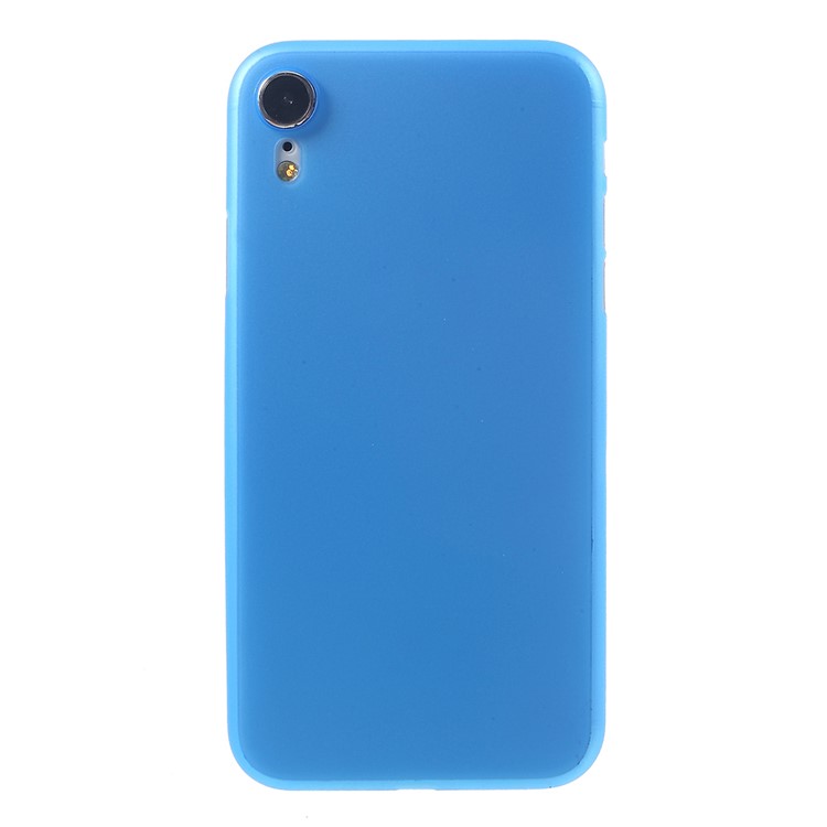 Cáscara Protectora Mate De Teléfono Celular De PC Ultra Delgada Para IPhone XR 6.1 Pulgadas - Azul-1