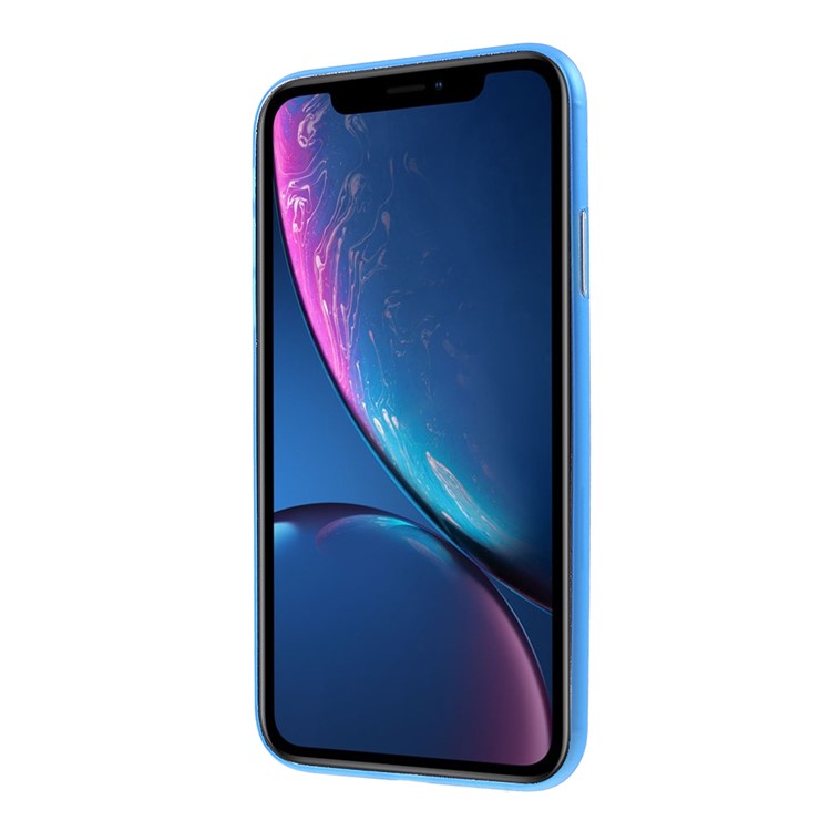 Cáscara Protectora Mate De Teléfono Celular De PC Ultra Delgada Para IPhone XR 6.1 Pulgadas - Azul-2