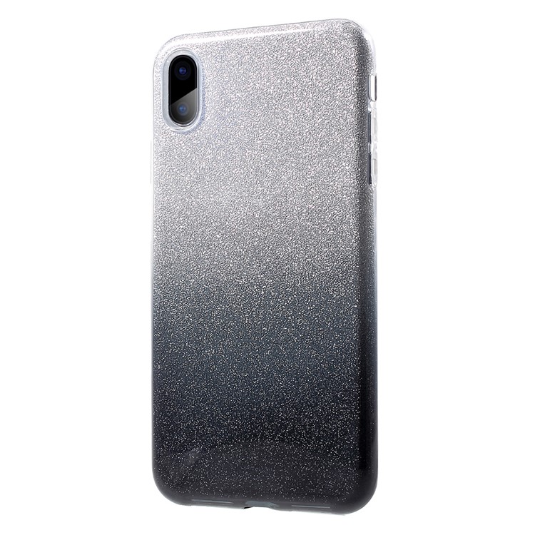 3-in-1 Gradient Color Hybrid Case for iPhone XS Max 6.5 inch TPU PC Protection Mobile Phone Cover - Grey-3