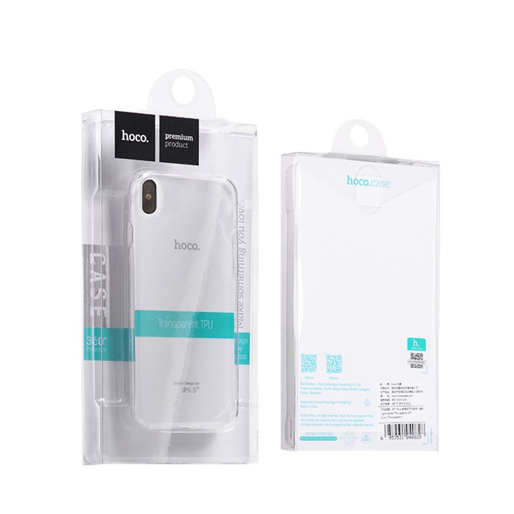 HOCO Light Series Transparent Soft TPU Phone Case for iPhone XR 6.1 inch - Grey-6