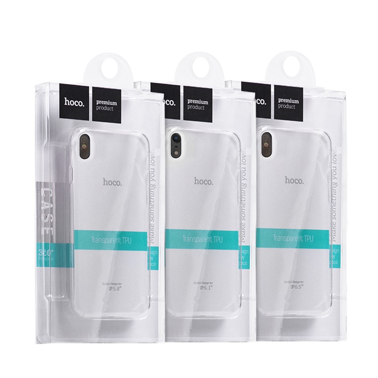 HOCO Light Series Transparent Soft TPU Phone Case for iPhone XR 6.1 inch - Grey-7