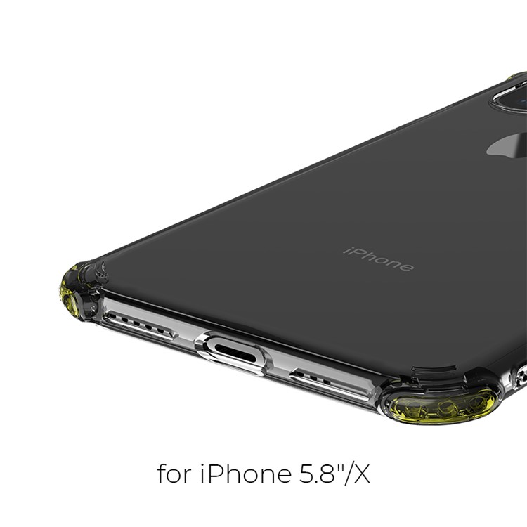 HOCO Anti-drop Airbag Soft TPU Protective Cover for iPhone XS 5.8 inch - Black-2