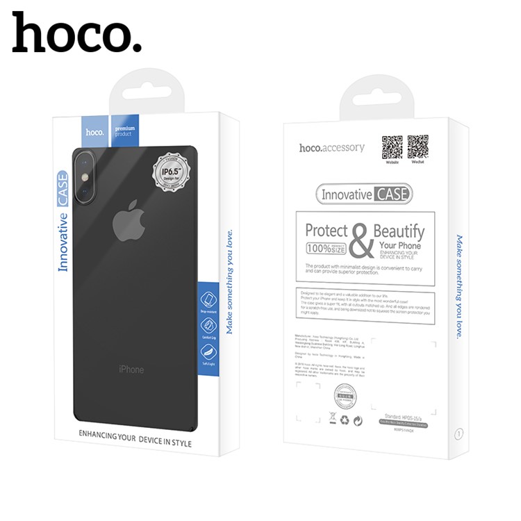 HOCO Anti-drop Airbag Soft TPU Protective Cover for iPhone XS Max 6.5 inch - Black-7