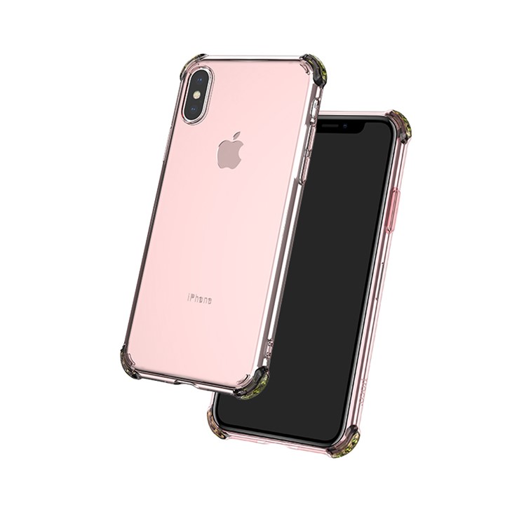 

HOCO Anti-drop Надувная Подушка Безопасности Мягкая Защитная Оболочка TPU Для Iphone XS Max 6.5 Inch - Розовый, iPhone XS Max