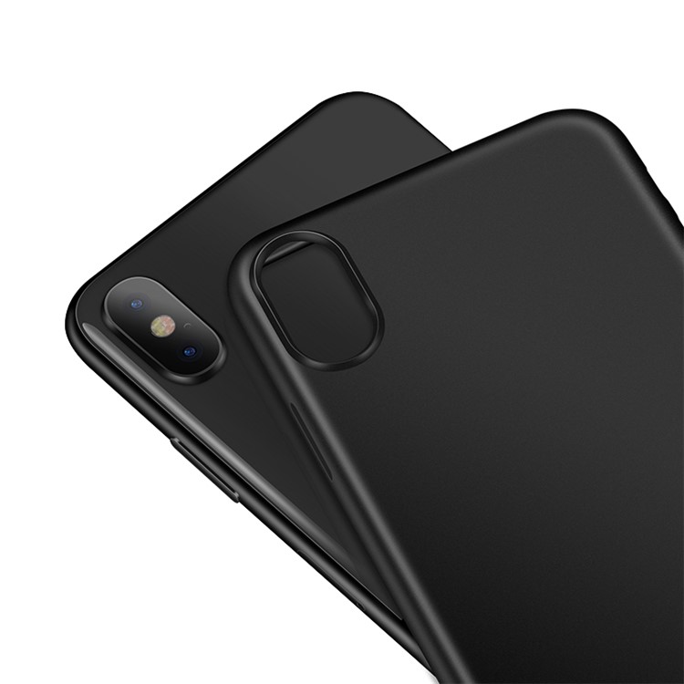 HOCO 0.35mm Ultra-thin Matte PP Phone Cover for iPhone XS Max 6.5 inch - All Black-4