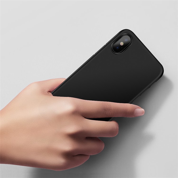HOCO 0.35mm Ultra-thin Matte PP Phone Cover for iPhone XS Max 6.5 inch - All Black-5