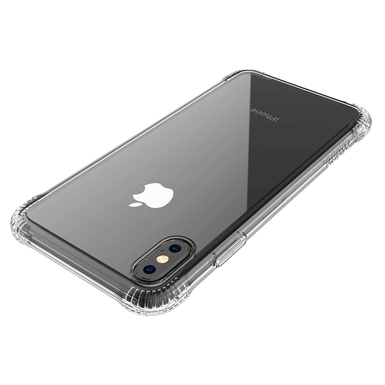 HOCO Armor Series Case Air Cushion Drop-proof TPU Cover for iPhone XS Max 6.5 inch - Transparent-2