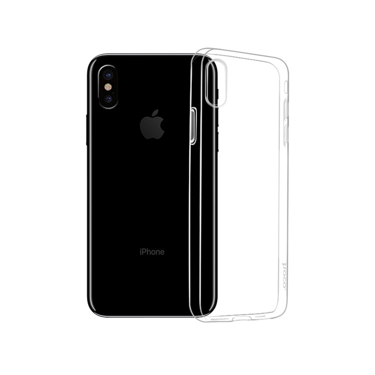 HOCO Light Series Transparent Soft TPU Phone Case for iPhone XS Max 6.5 inch - Transparent-1
