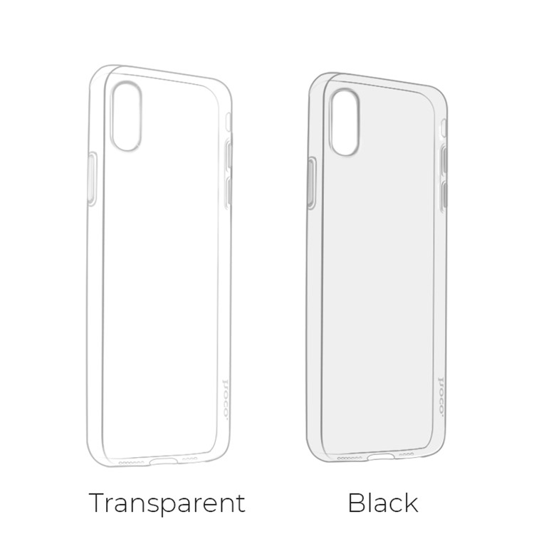 HOCO Light Series Transparent Soft TPU Phone Case for iPhone XS Max 6.5 inch - Transparent-2