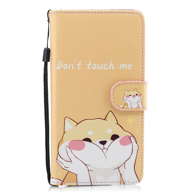 

Pattern Printing Cross Texture Cell Phone Leather Wallet Case for iPhone XR 6.1 inch - Cartoon Pattern, iPhone XR