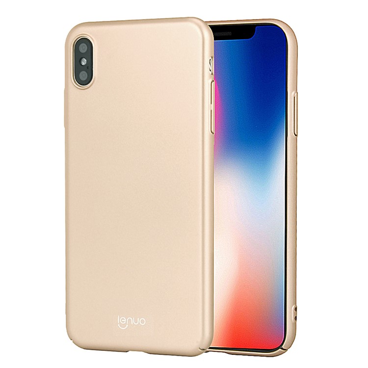 

LENUO Leshield Серия Шелковистый Сенсорный Случай Сотового Телефона Для Iphone XS Max 6.5 Inch - Золото, iPhone XS Max