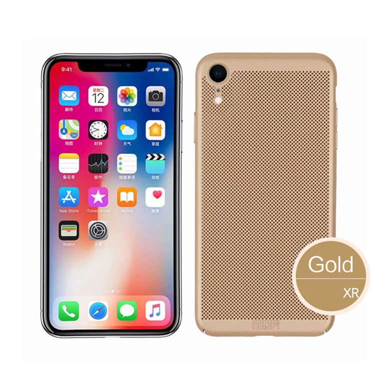 

MOFI Задний Корпус Для Iphone XR 6.1-дюймовый Дышащий Теплоотвод Пластиковый Корпус Телефона - Золото