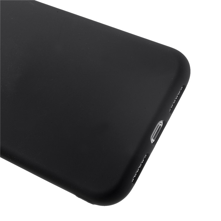 Tudo Embrulhado Para Trás E Bordas Tampa Do Telefone Móvel De Proteção De Silicone Líquido Para Iphone XR De 6,1 Polegadas - Preto-6