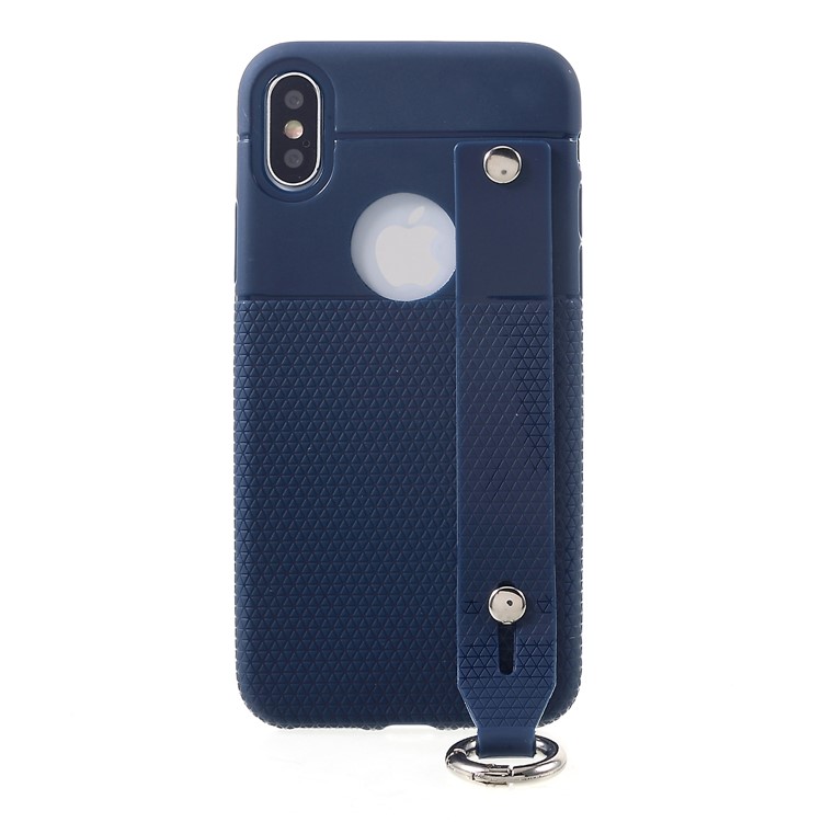 

Треугольник Шаблон Защитный Чехол Для TPU Для Iphone XS / X 5,8 Дюйма - Синий, iPhone Xs