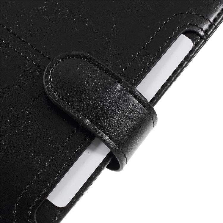 Detachable 2-in-1 Crazy Horse Wallet Leather Casing for iPhone XS Max 6.5 inch - Black-6