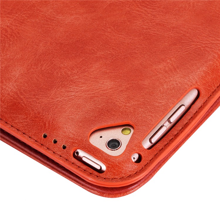 Imprint Spider Pattern Wallet Leather Handhold Tablet Case with Strap for iPad 9.7-inch (2018) / iPad 9.7-inch (2017) / iPad Pro 9.7 inch (2016) / Air 2 / Air - Orange-3