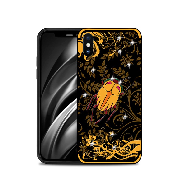 

Корпус Мобильного Телефона NXE Диаманта TPAN Для Iphone XS Max 6.5 Inch - Желтая Цикада, iPhone XS Max 6.5 inch