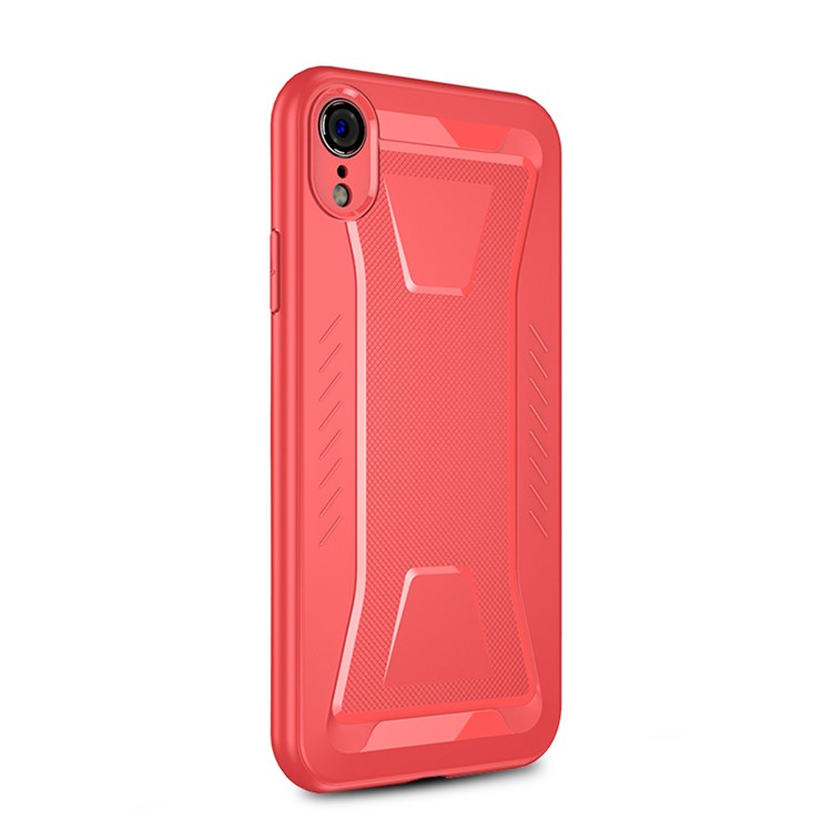 

IPAKY Фантомный Ромб Серии Anti-drop Мягкая Крышка TPU Для Iphone XR 6.1 Inch - Красный, iPhone XR 6.1 inch