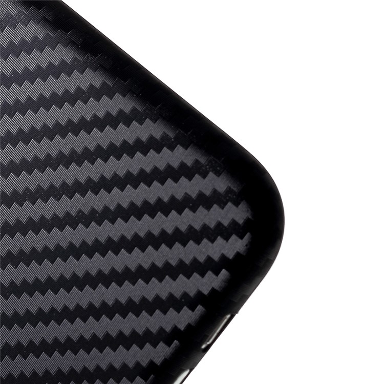 For iPhone XR 6.1 inch Ultra Thin Carbon Fiber Texture PC Case-4